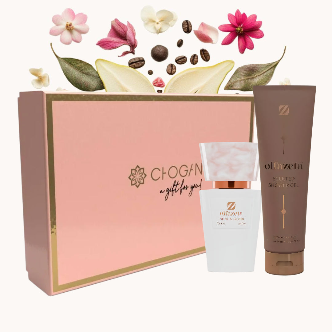 chogan 055 olfazeta perfume and shower gel bundle for women