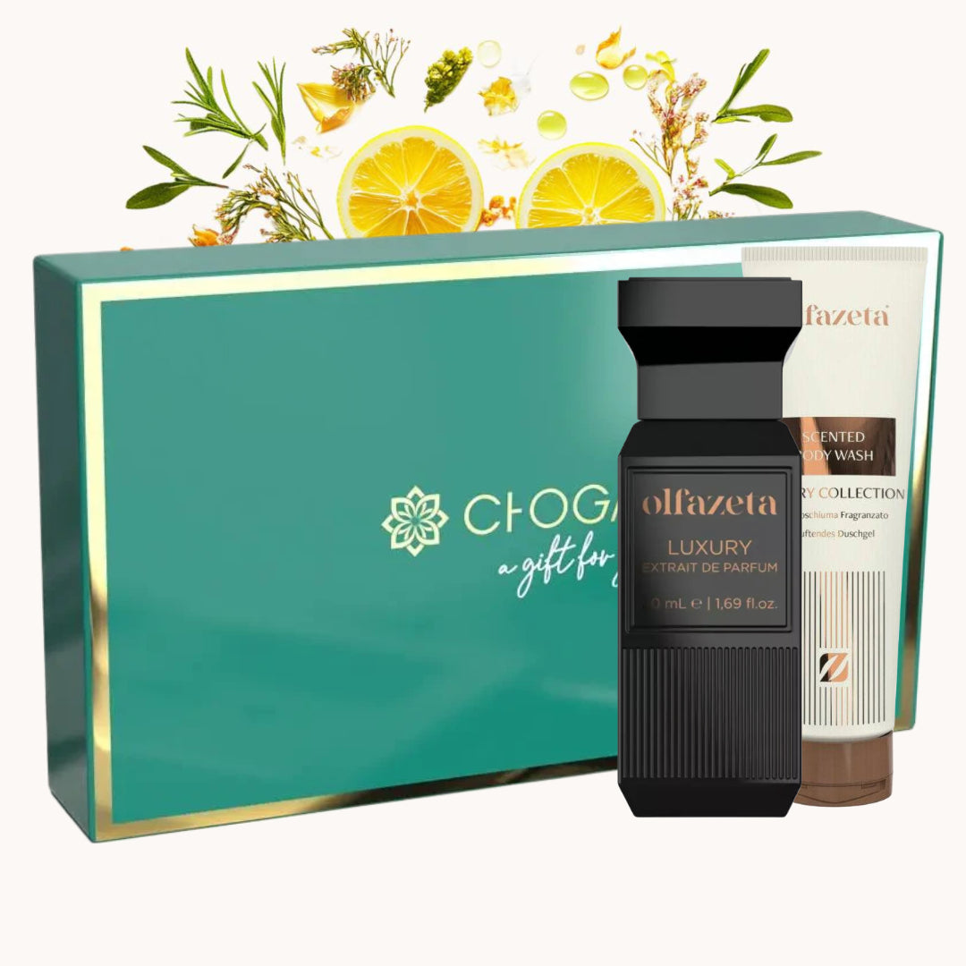 chogan 130 olfazeta perfume and shower gel bundle - unisex - luxury