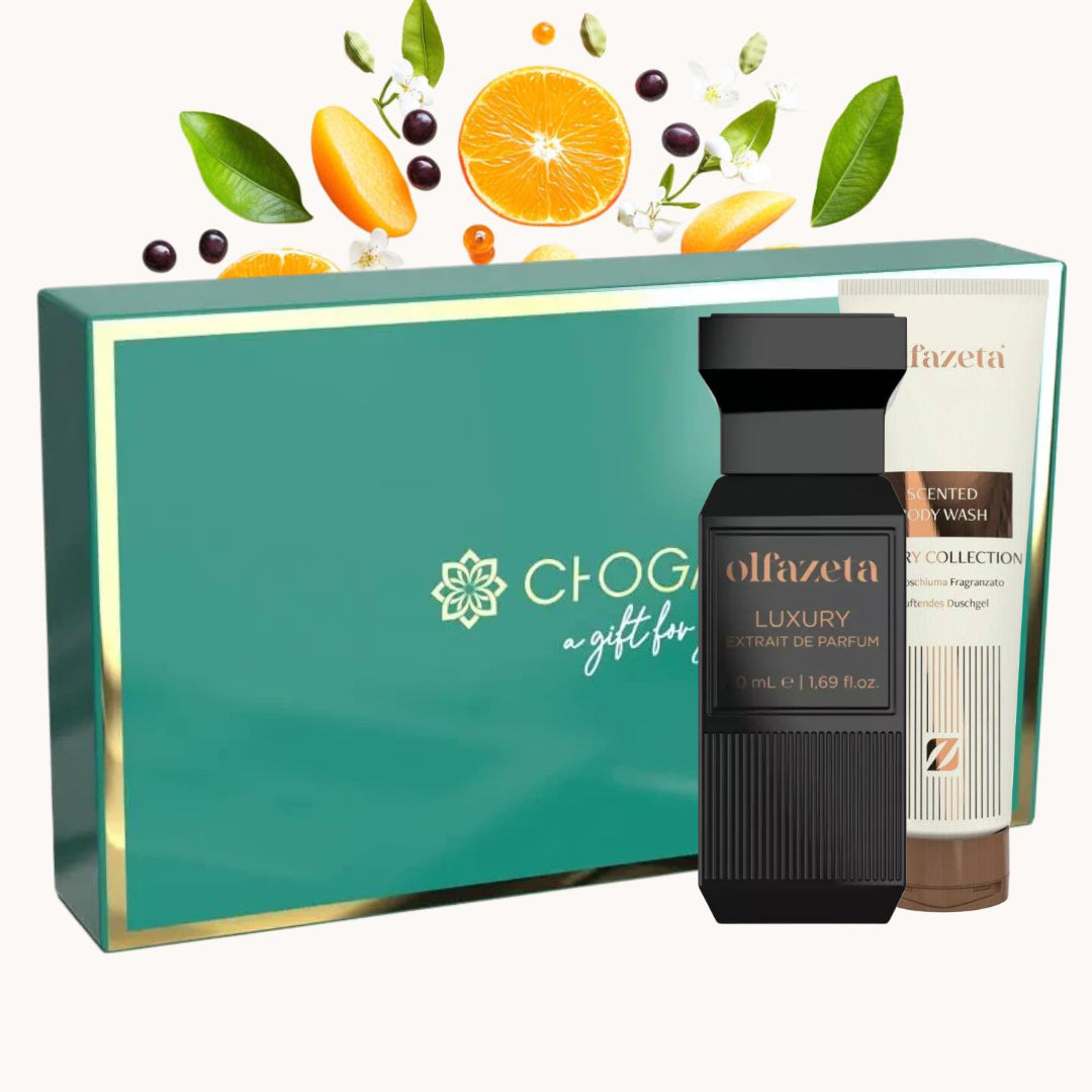 chogan 134 olfazeta perfume and shower gel bundle - unisex - luxury